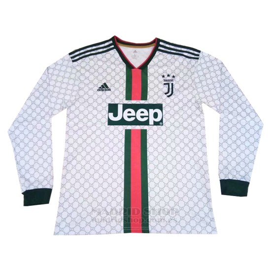 Camiseta Juventus GC Concepto Manga Larga 20192020 Blanco
